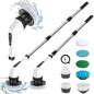 7-in-1 Electric Cleaning Brush For Windows Toilet Kitchen Wall Cleaner LED Display Handheld Shower Scrubber Bathroom Cleaning Tools- Multicolor