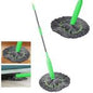 Twist-and-Squeeze Microfiber Round Mop