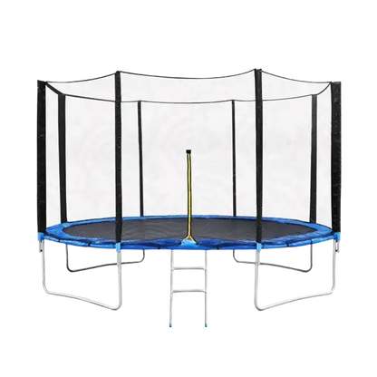 Premium Heavy-Duty Outdoor Trampoline with Safety Enclosure & Basketball Hoop (12 FT, 10 FT)