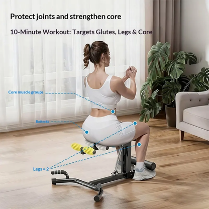 Multi-Functional Sissy Squat & Core Fitness Workout Station