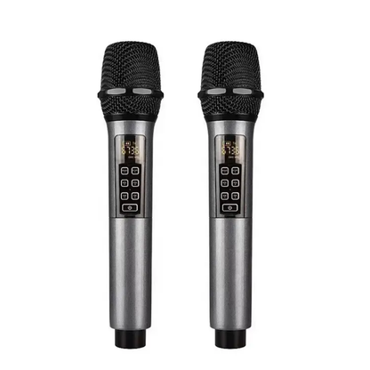 Professional Dual Handheld UHF Wireless Microphone System