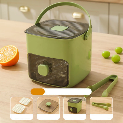 Press-Type Ice Cube Maker & Storage Box