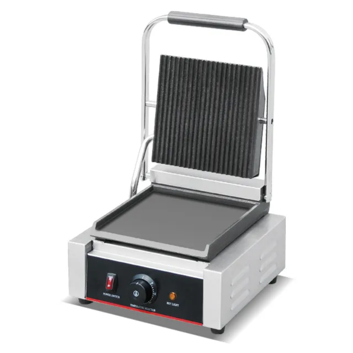 Commercial Electric Panini Press & Grooved Contact Grill