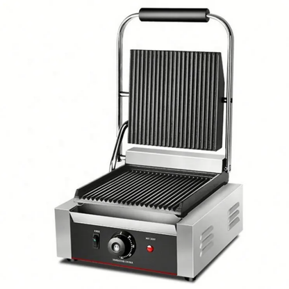 Commercial Electric Panini Press & Grooved Contact Grill