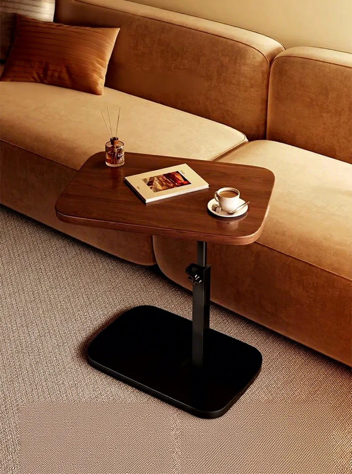 Adjustable Mobile Laptop Stand & Rolling Overbed Study Desk