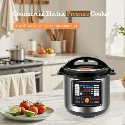 Hoffmans HM-719 Electric Pressure Cooker (8L, 1600W)
