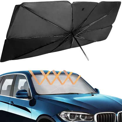 Foldable Car Windshield Sun Shade Umbrella & Heat Shield
