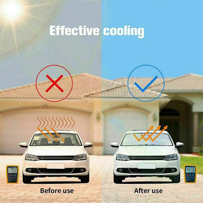 Foldable Car Windshield Sun Shade Umbrella & Heat Shield