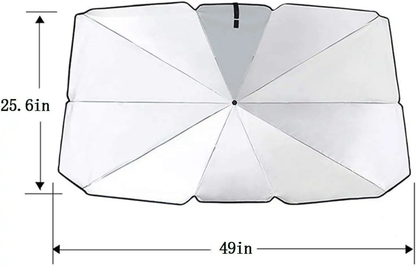 Foldable Car Windshield Sun Shade Umbrella & Heat Shield