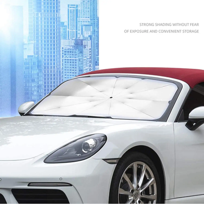 Foldable Car Windshield Sun Shade Umbrella & Heat Shield