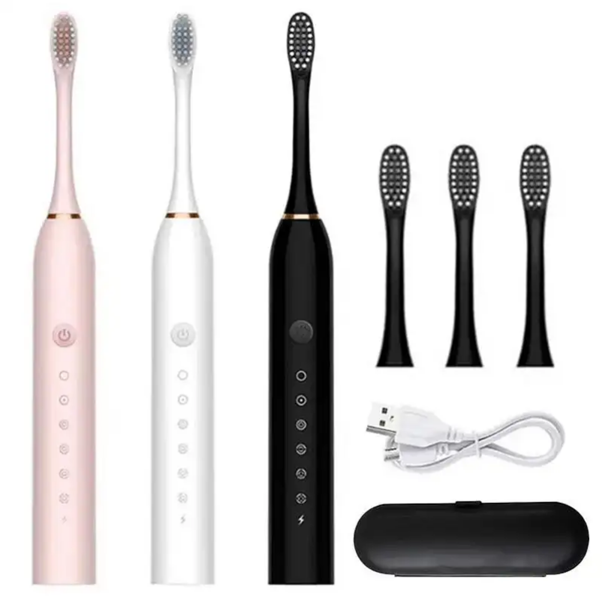 Rechargeable Sonic Electric Toothbrush & Oral Care Kit