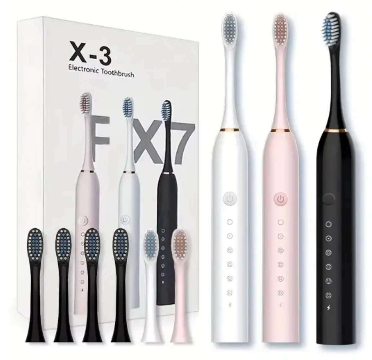 Rechargeable Sonic Electric Toothbrush & Oral Care Kit