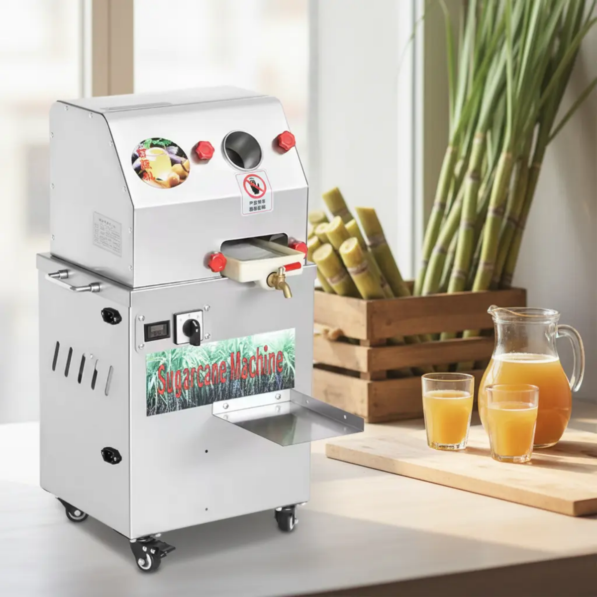 Commercial Electric Sugarcane Juicer Extractor & Press Machine