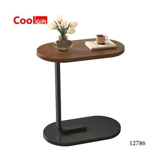 Modern S-Shaped Luxury Side Table – Space-Saving Cantilever Coffee & Laptop Desk