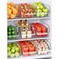 Premium Clear Stackable Fridge & Pantry Organizer Bins