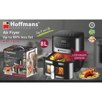 Premium Digital Air Fryer with Visual View Window (Hoffmans)