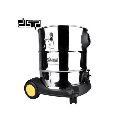 DSP Professional series industrial-style drum vacuum cleaner,