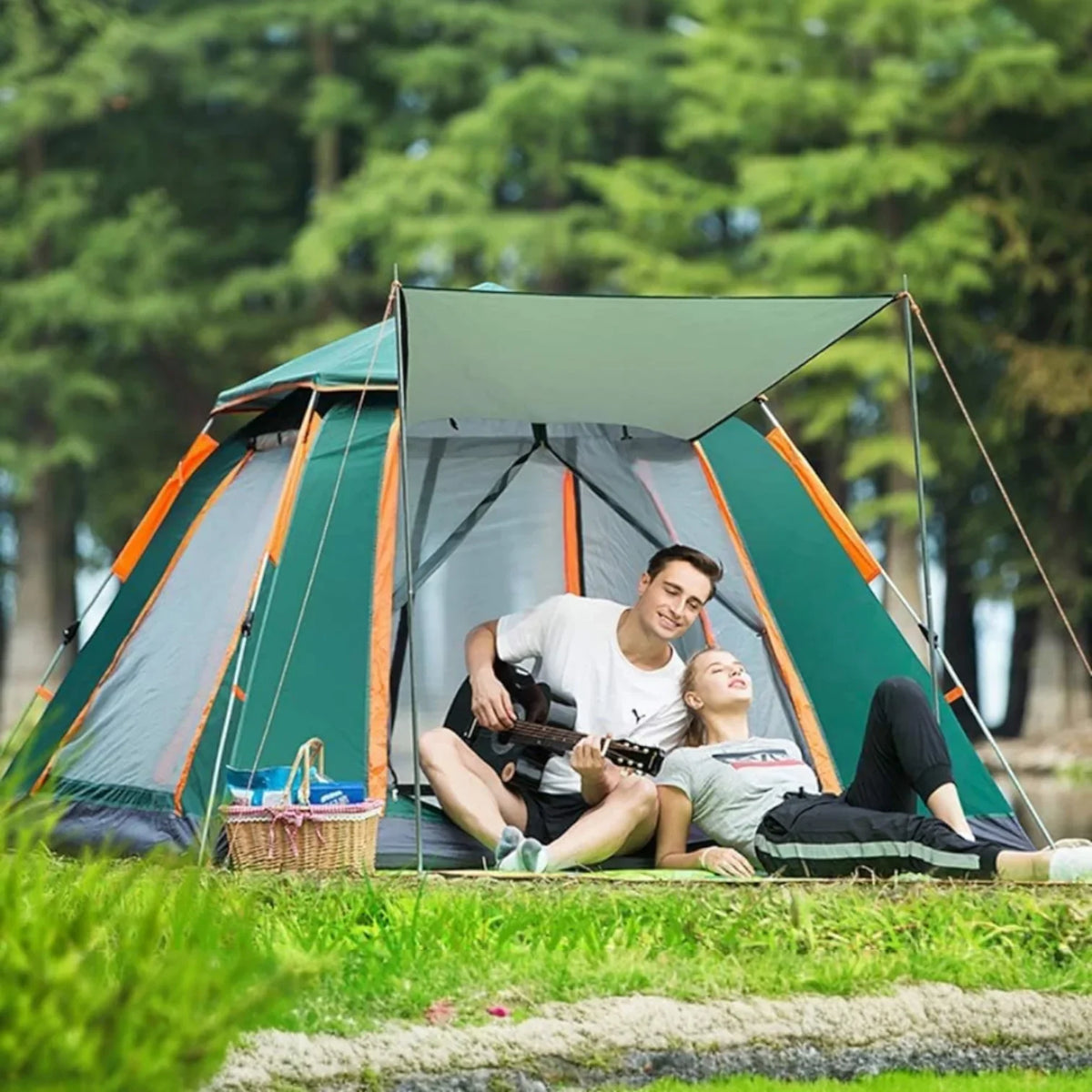 Automatic Pop-Up Family Camping Tent