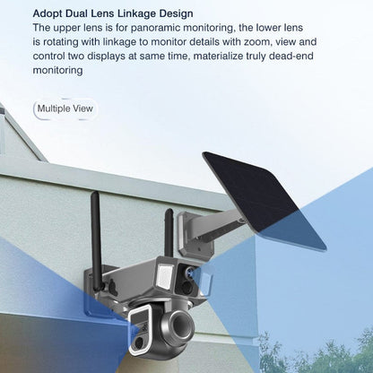 Solar-Powered 360° Security Camera: Total Peace of Mind, No Wires Required