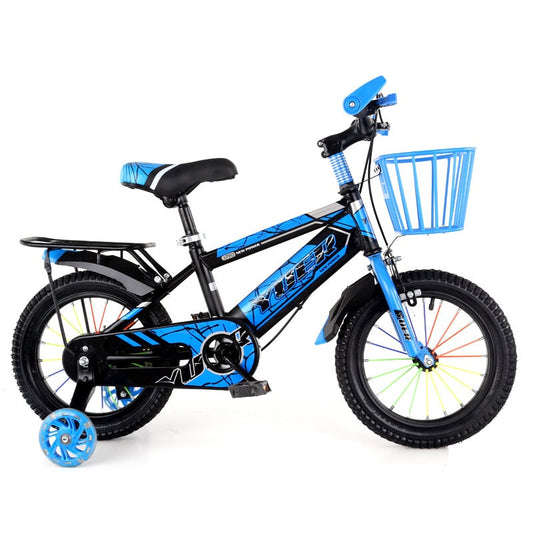 High-Quality Kids BMX Mountain Bikes 12-inch Aluminum Frame Durable Design Safe Brakes for 2-8 Years Old Child