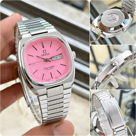 Omega Seamaster Quartz – Vintage Pink Dial Edition
