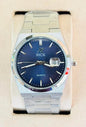 Rick Quartz Steel Dress Watch – Deep Blue Dial