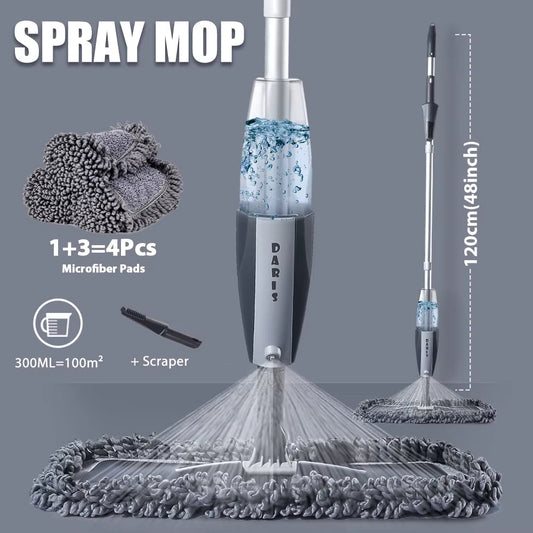 Professional Microfiber Spray Mop System