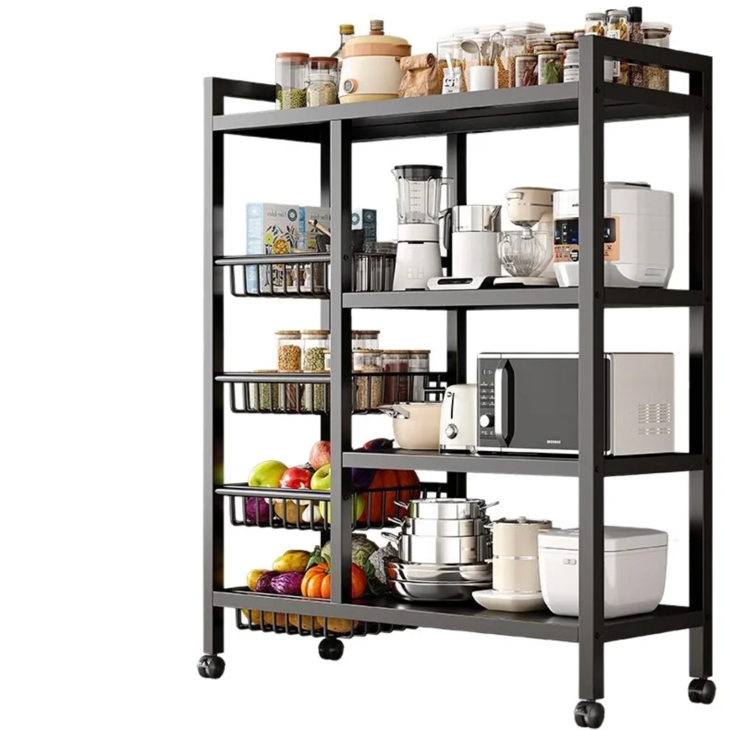 Modern Multi-Functional Storage Rack - Image 3