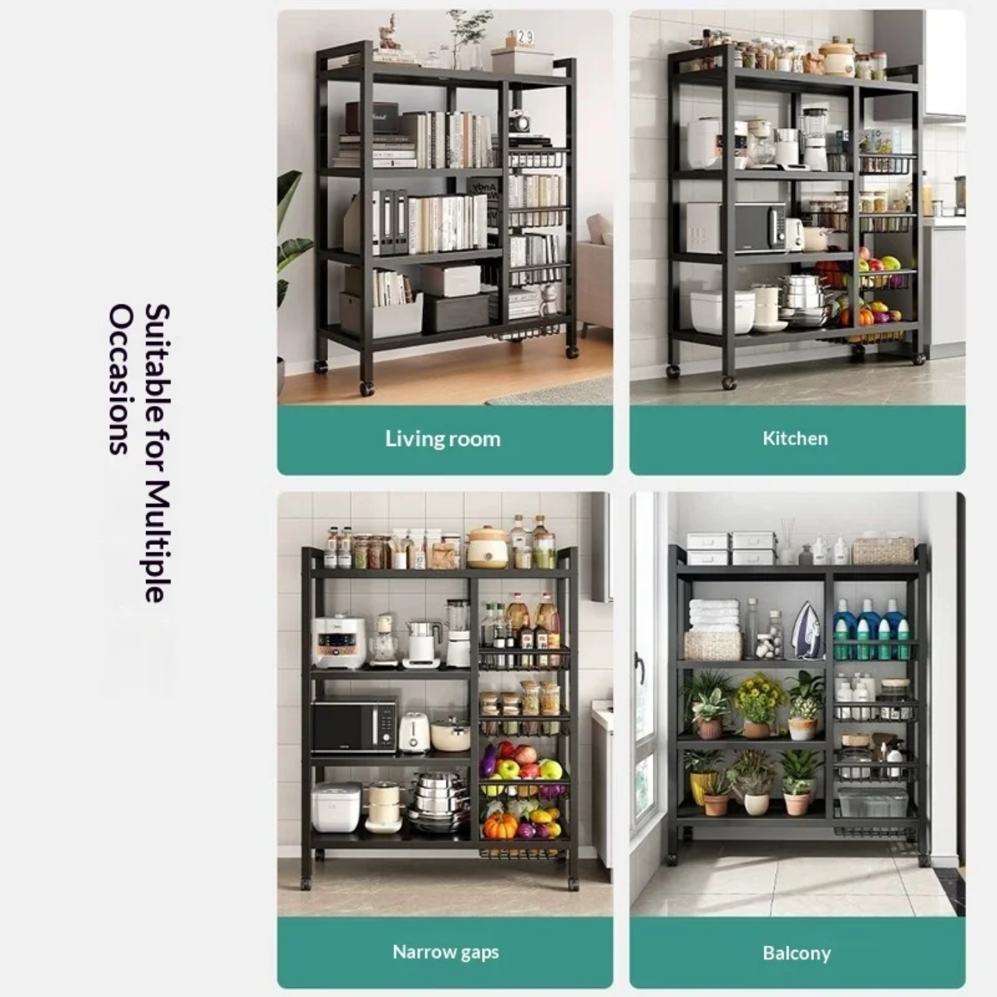 Modern Multi-Functional Storage Rack - Image 4